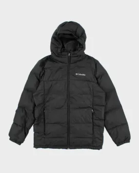 Men's Black Columbia Zip Up Puffer Jacket - M