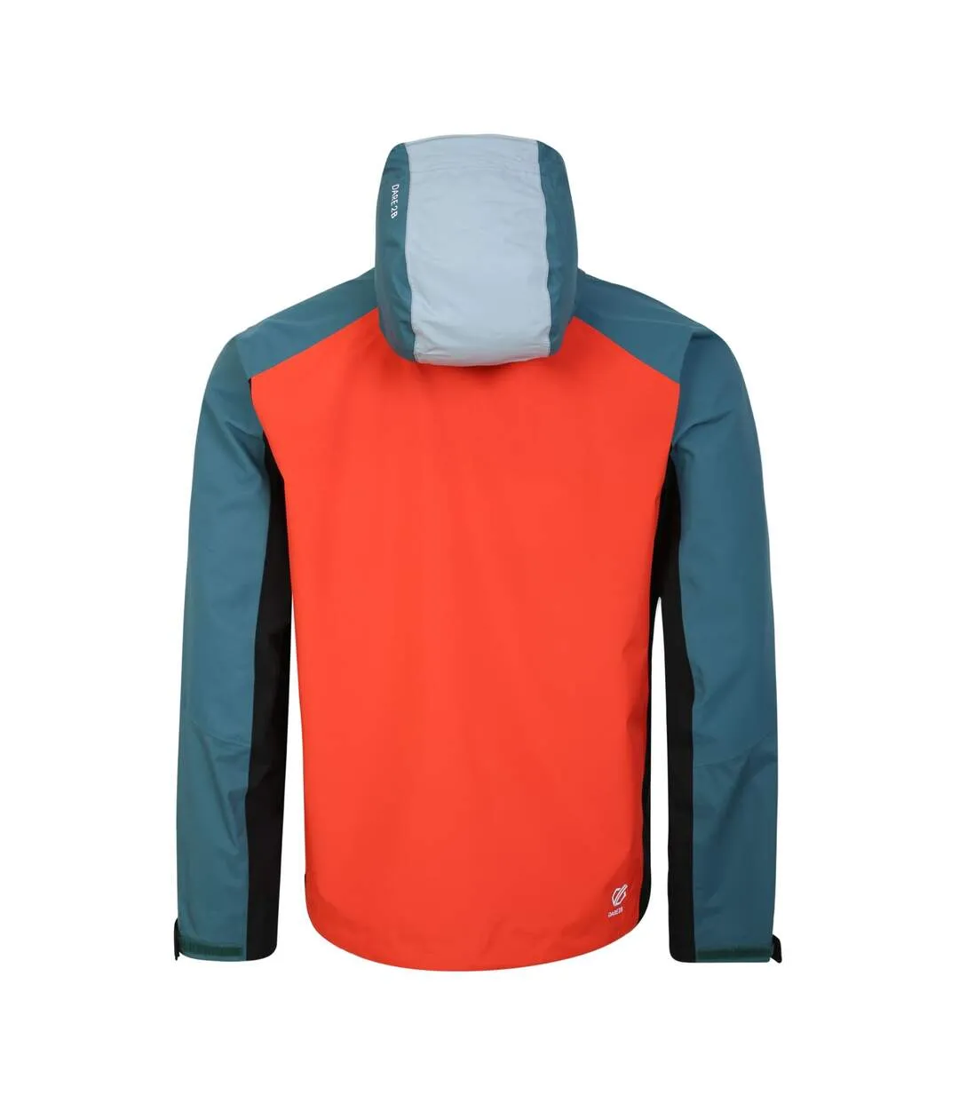 Mens cornice waterproof jacket trail blaze orange/slate grey Dare 2B