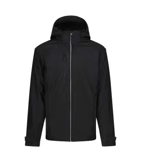 Mens erasmus 4 in 1 soft shell jacket black Regatta