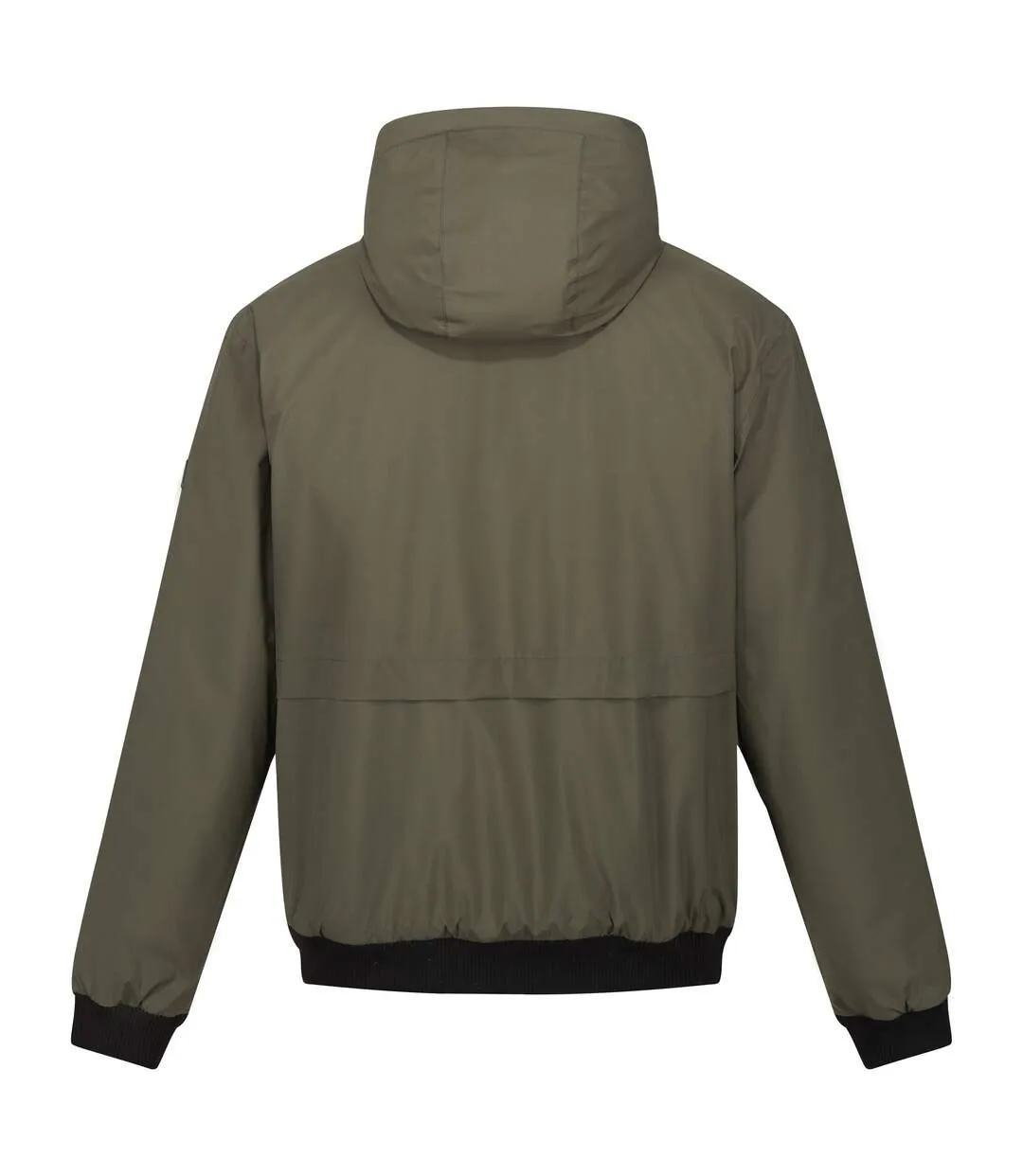 Mens renly hooded waterproof jacket dark khaki Regatta