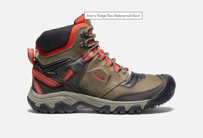 Men's Ridge Flex Waterproof Boot MB/DOK I Keen