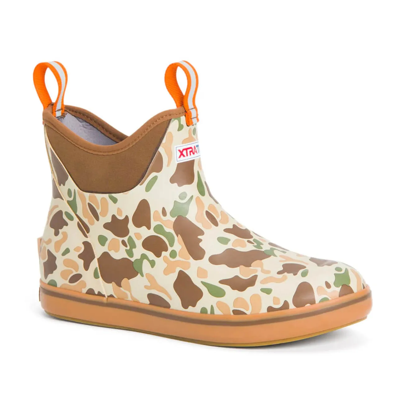 Men's XTRATUF 6" Print Ankle Deck Boot - Duck Camo / Tan