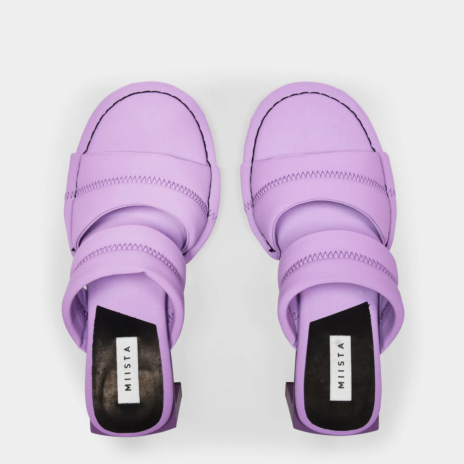 Miista  Yvonne Sandals in Purple Leather