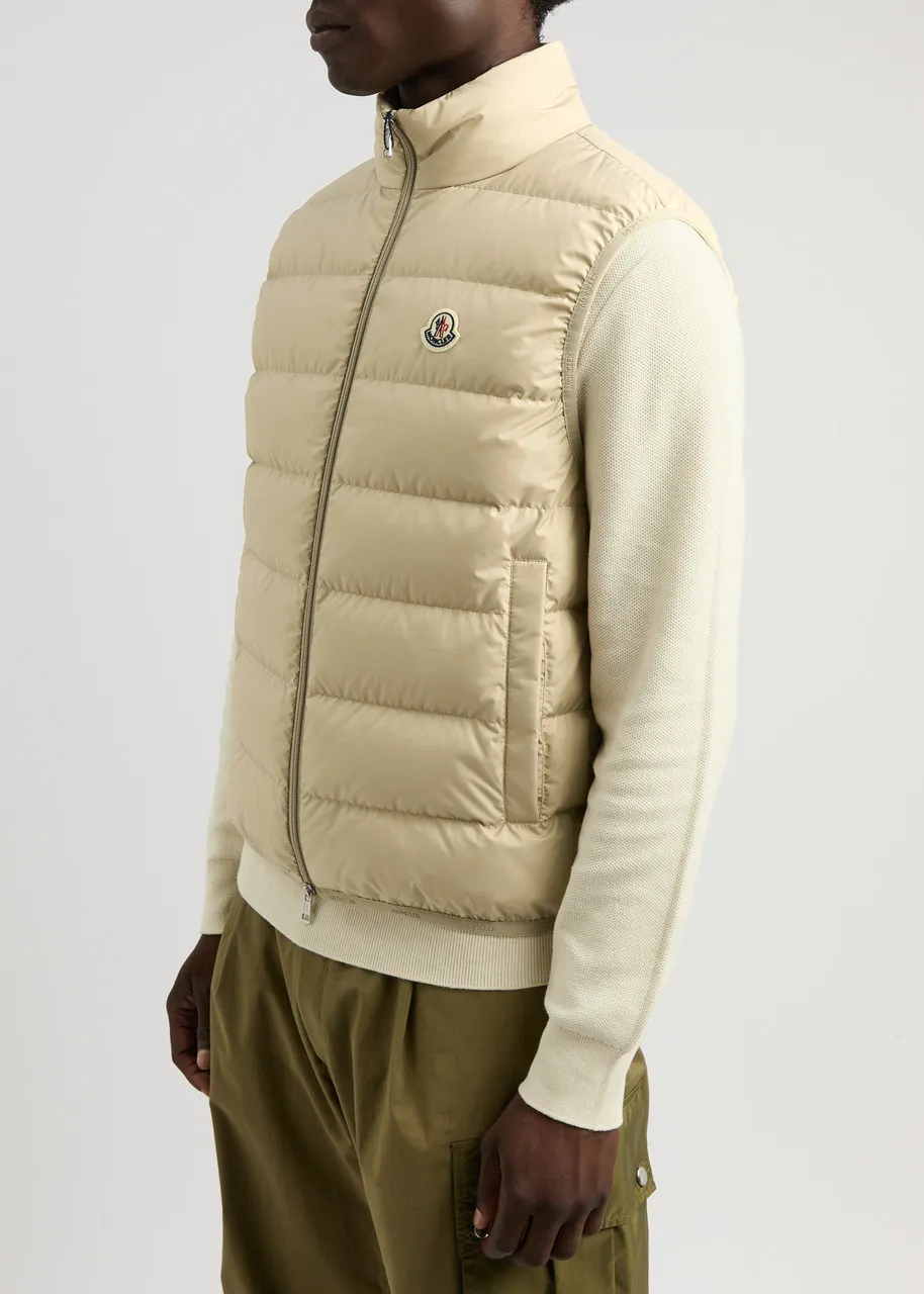 MONCLER Contrin quilted shell gilet  -                         -                     -                