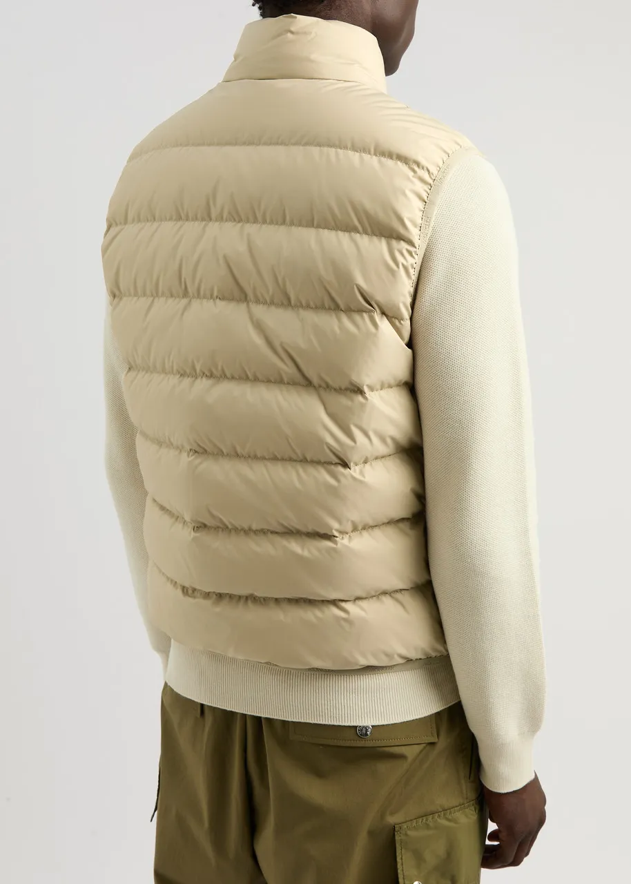 MONCLER Contrin quilted shell gilet  -                         -                     -                