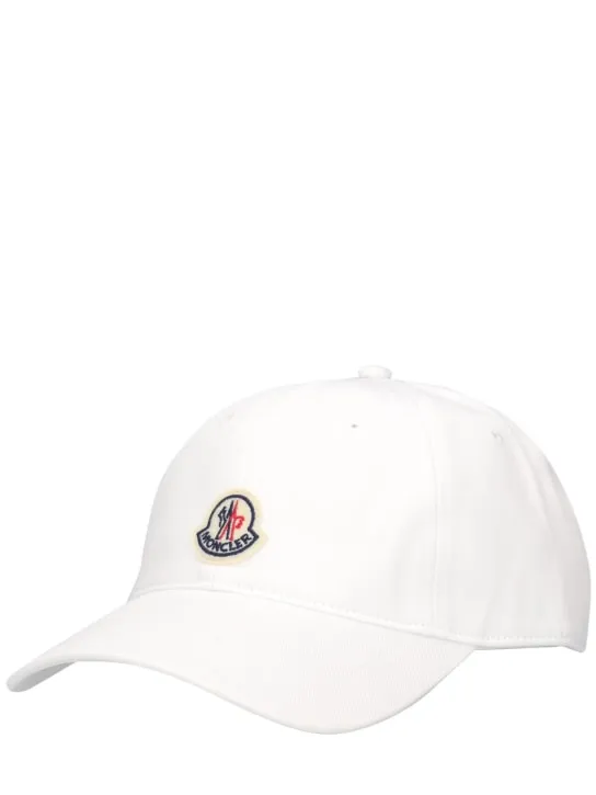 Moncler   Embroidered logo cotton baseball cap 