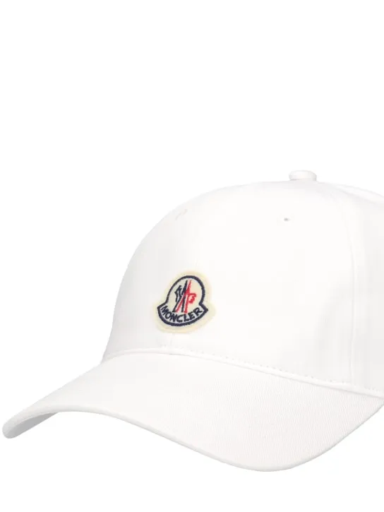 Moncler   Embroidered logo cotton baseball cap 