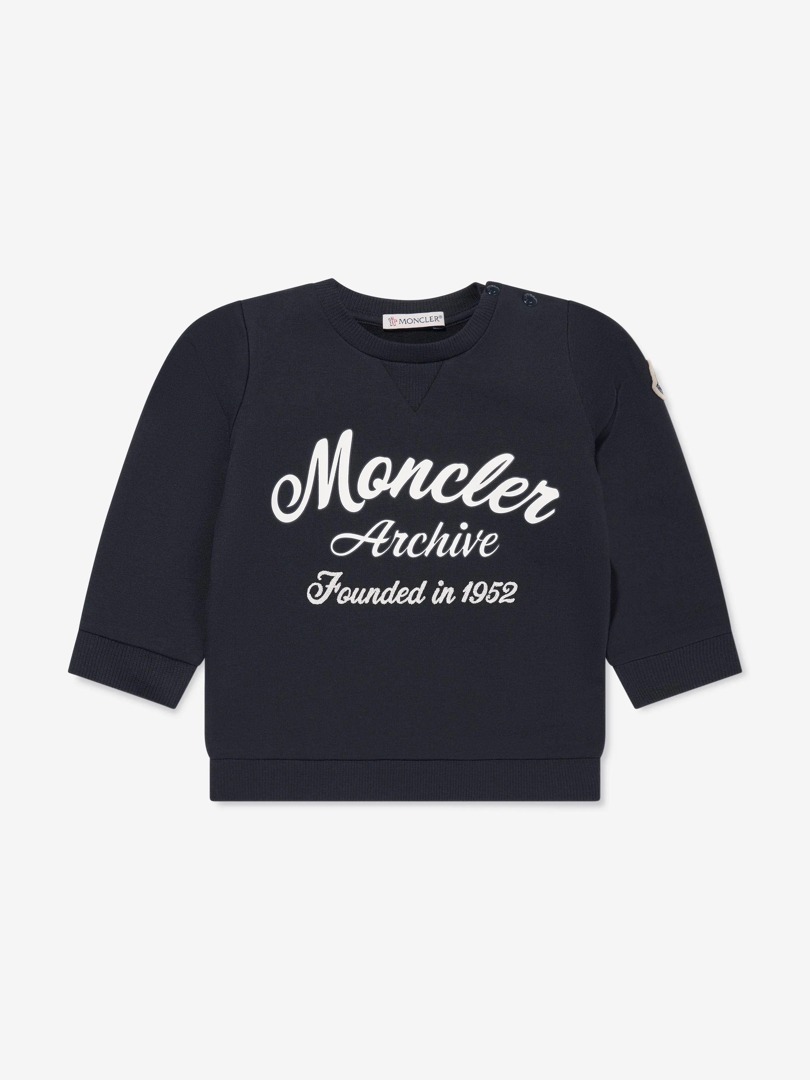 Moncler Enfant Baby Boys Logo Sweatshirt in Navy