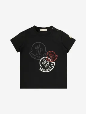 Moncler Enfant Baby Boys Logo T-Shirt in Navy