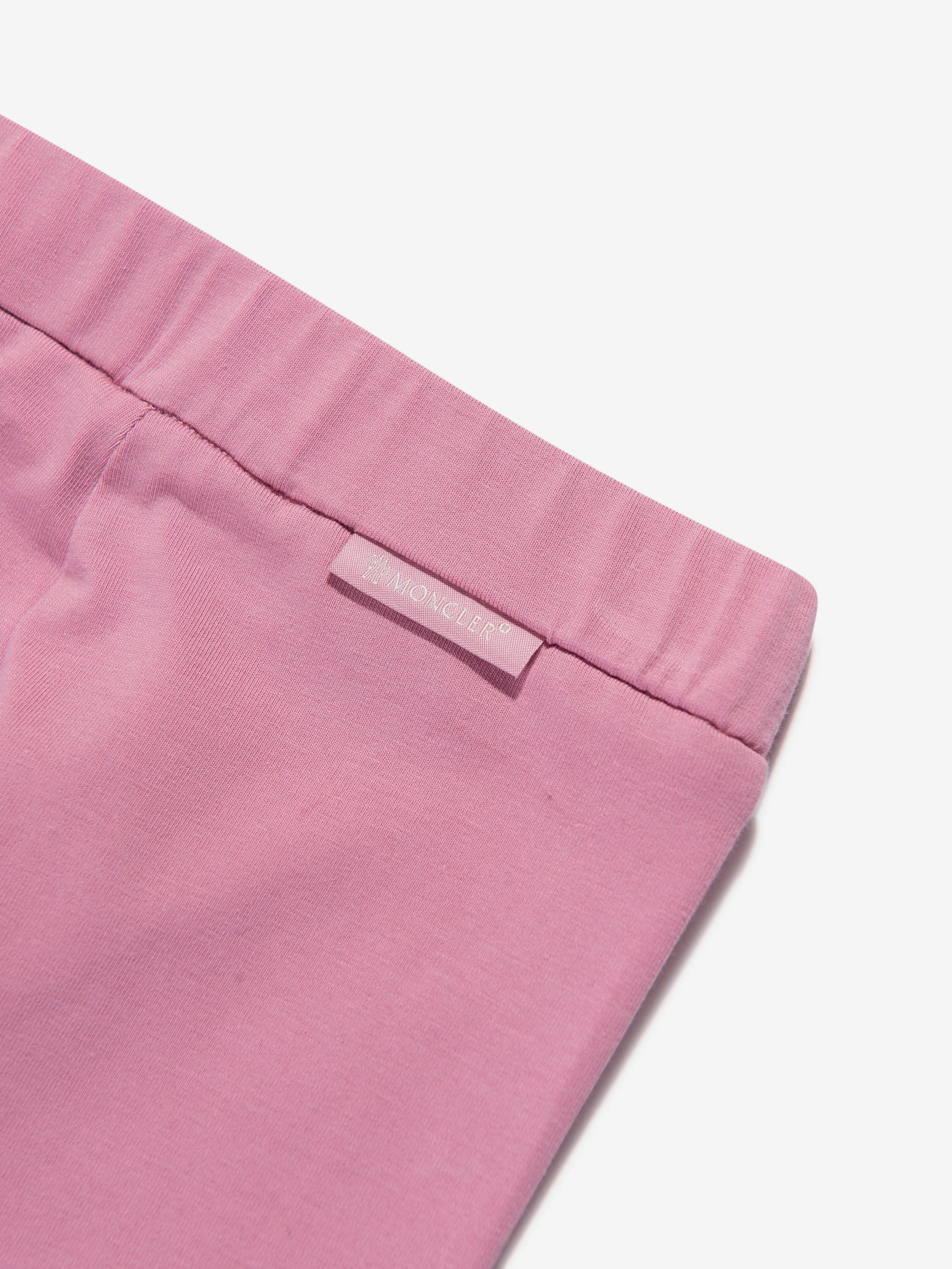 Moncler Enfant Baby Girls Jersey Bottoms in Pink