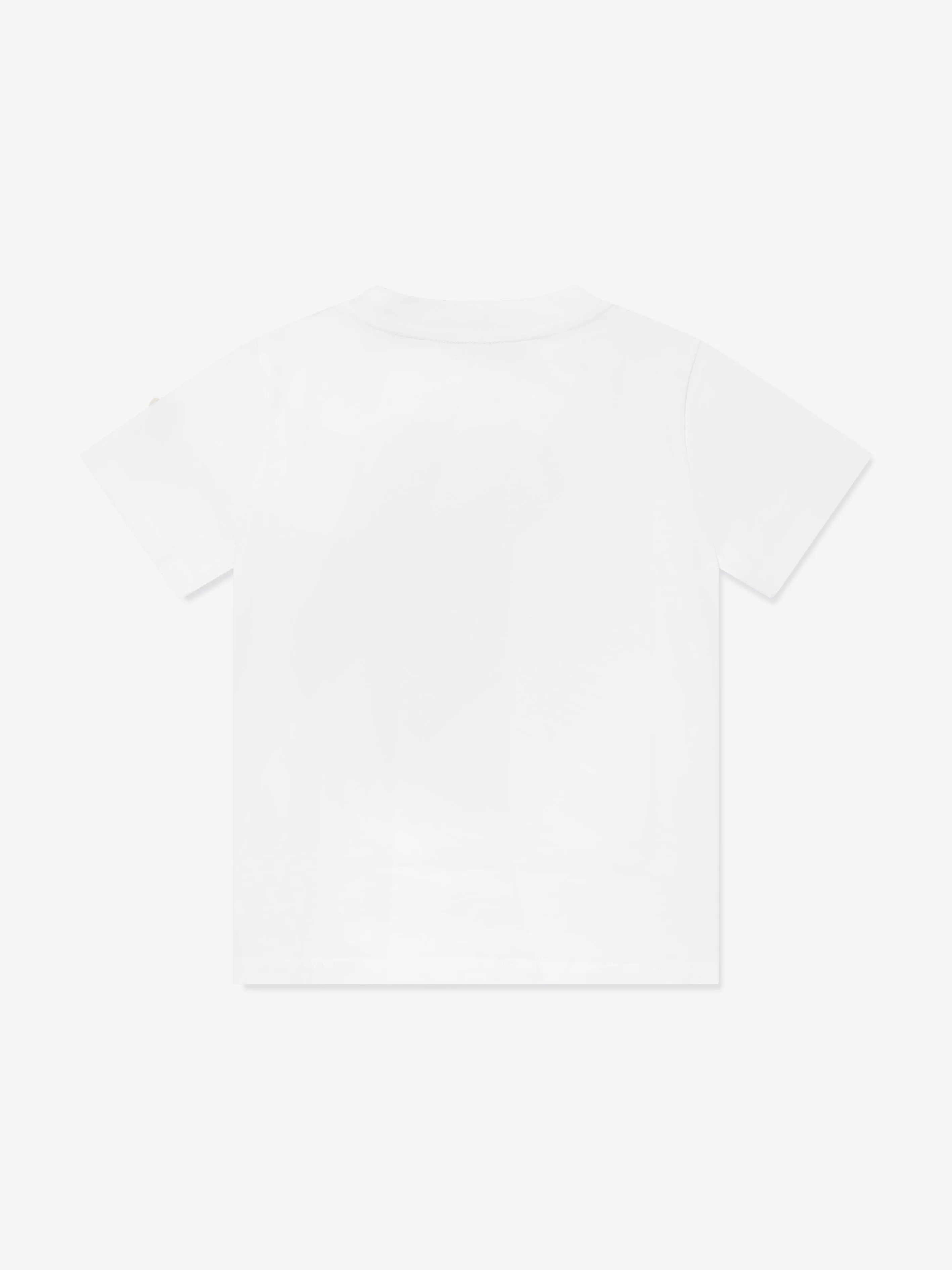 Moncler Enfant Boys Logo Print T-Shirt in White