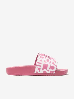 Moncler Enfant Kids Jeanne Sliders in Pink