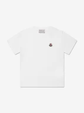 Moncler Enfant Kids Logo T-Shirt in White