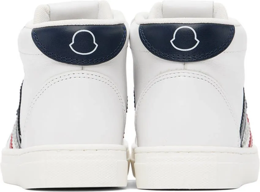 Moncler Enfant Kids White Petit Monaco Sneakers