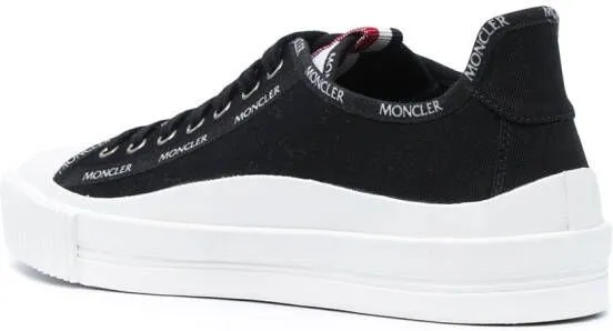 Moncler Glissiere low-top canvas sneakers Black