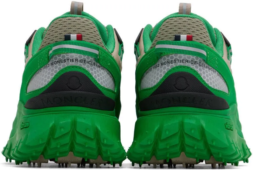 Moncler Green 1952 Trailgrip Sneakers