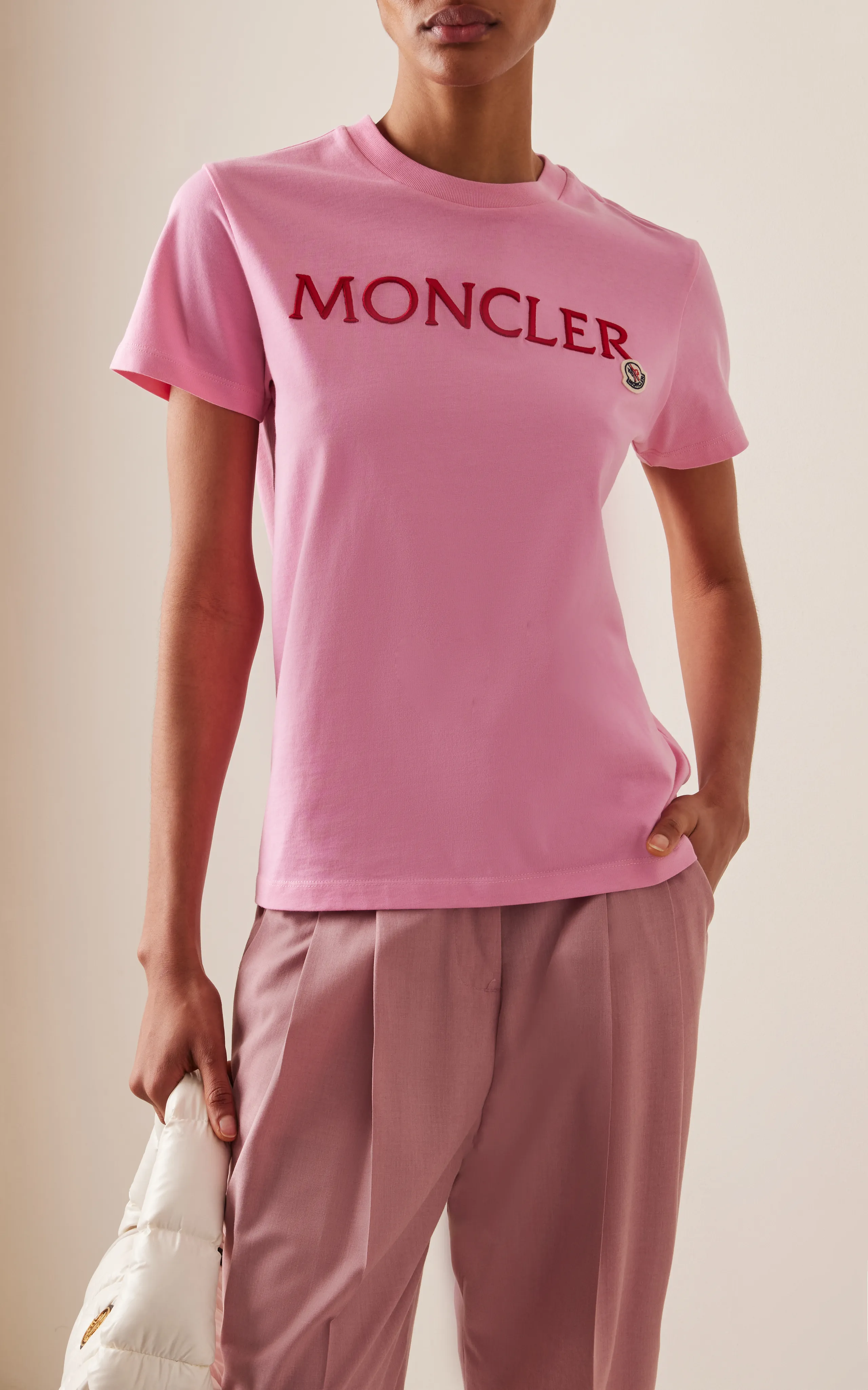 Moncler Logo Cotton T-Shirt