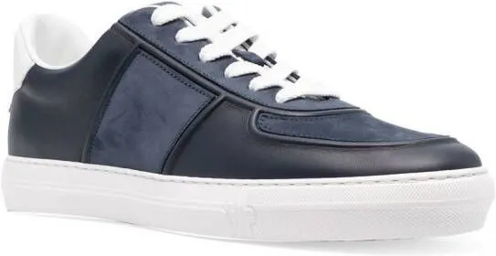 Moncler low-top lace-up sneakers Blue