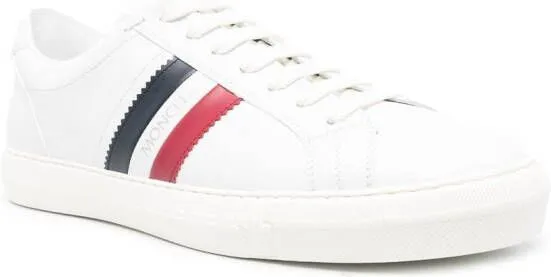 Moncler New Monaco side-stripe sneakers White