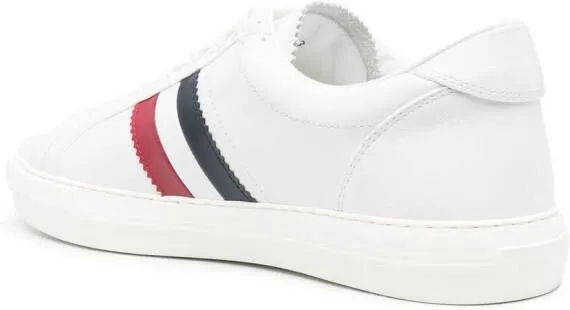 Moncler New Monaco side-stripe sneakers White