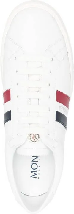 Moncler New Monaco side-stripe sneakers White