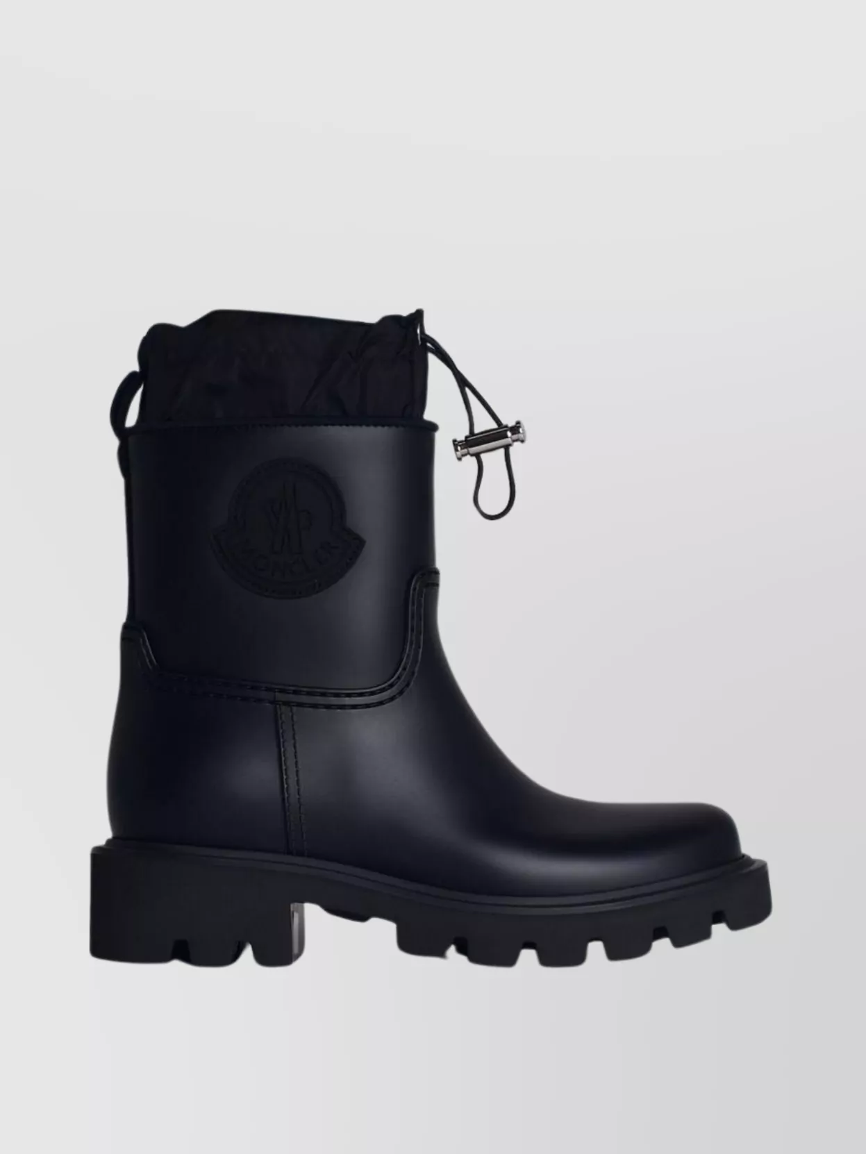 Moncler   stream kick leather blend polacchino