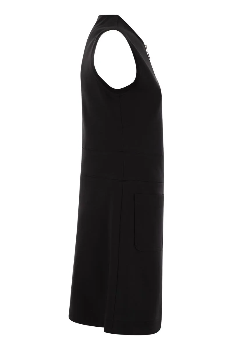 MONCLER Stylish Black Dress for Women - SS24 Collection