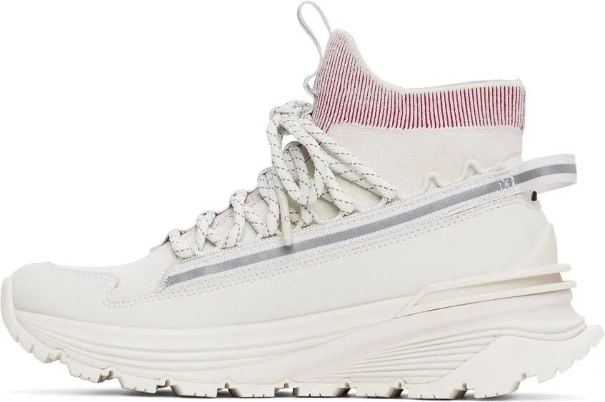 Moncler White Monte Runner Sneakers