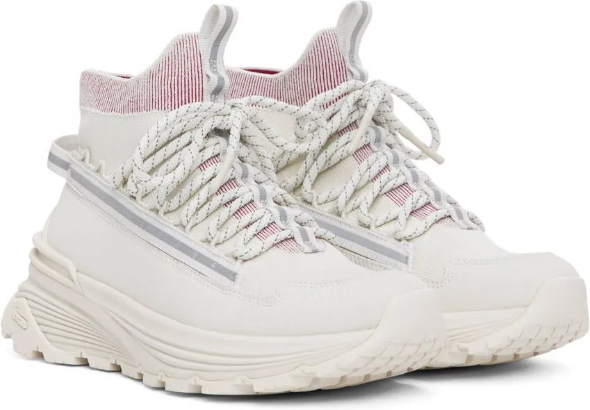 Moncler White Monte Runner Sneakers