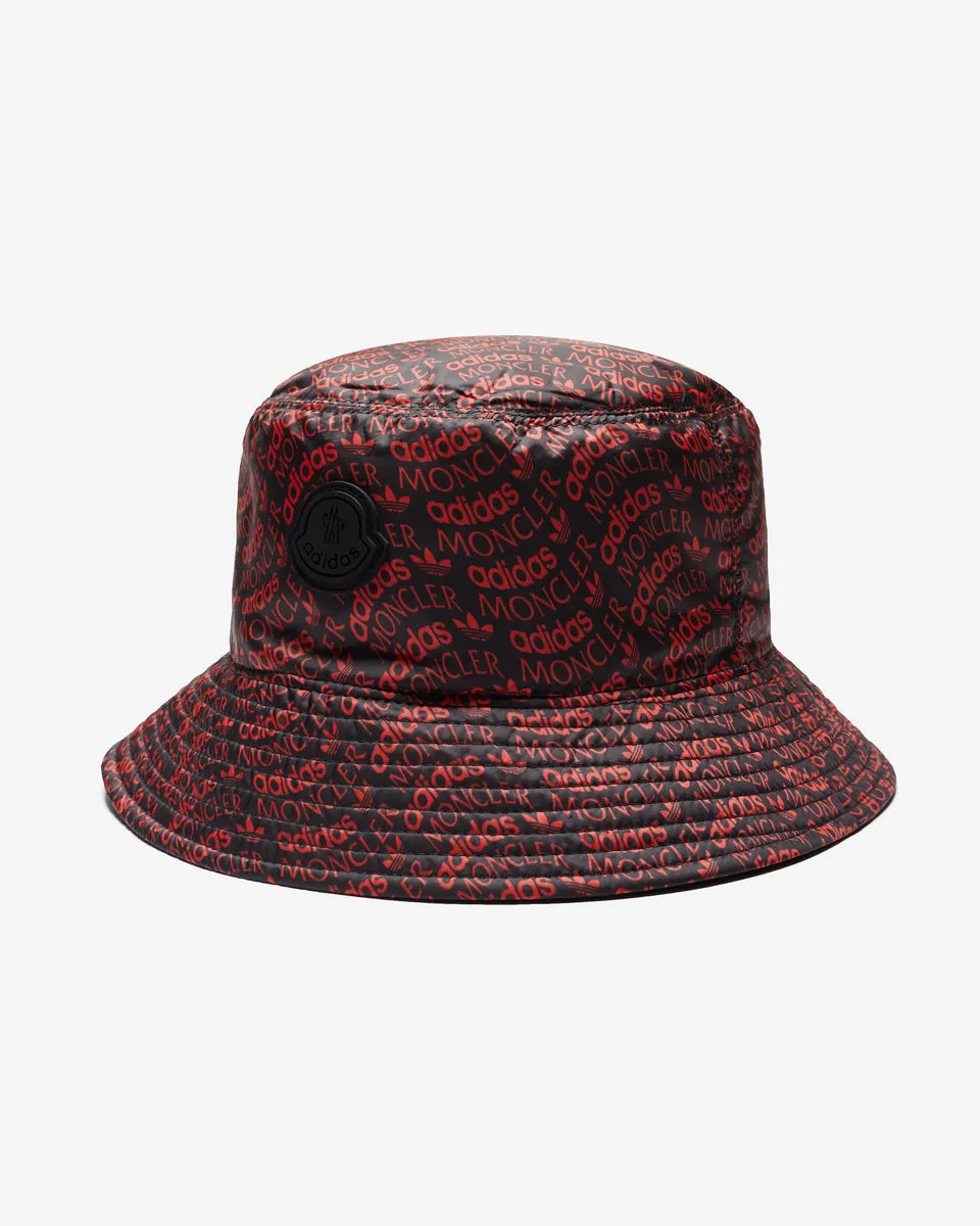 MONCLER X ADIDAS ORIGINALS BUCKET HAT - BLACK/ RED