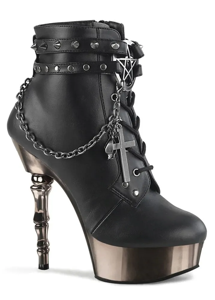 Muerto 1001 Bone Heeled Ankle Boot