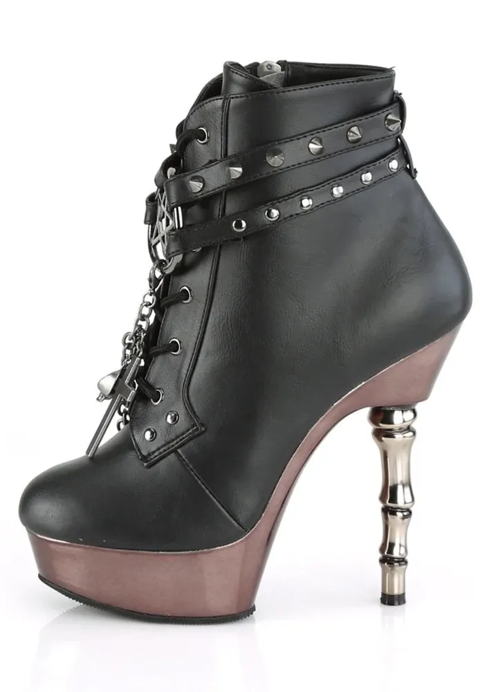 Muerto 1001 Bone Heeled Ankle Boot