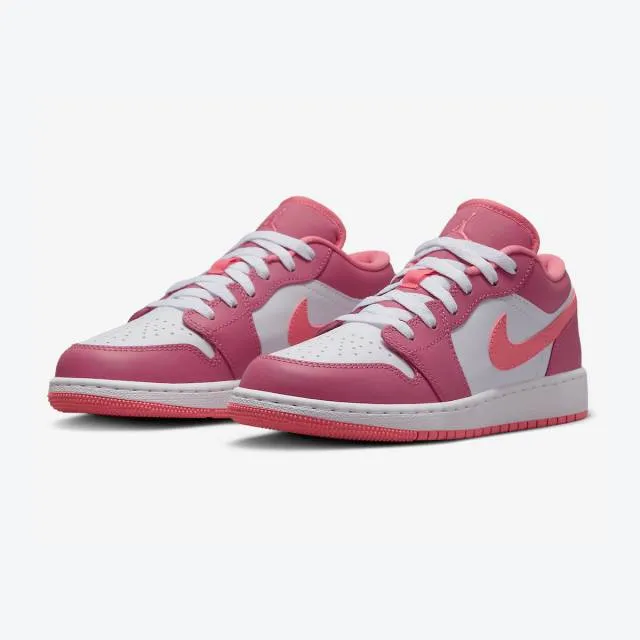 Nike Air Jordan 1 Low GS (Desert Berry/ Pink/ Coral Chal...