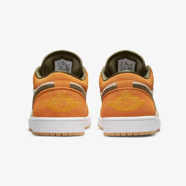 Nike Air Jordan 1 Low SE (Ceramic/ White/ Medium Olive/ ...