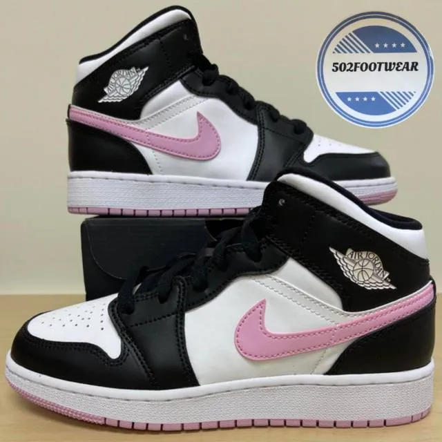 Nike Air Jordan 1 mid gs artic pink