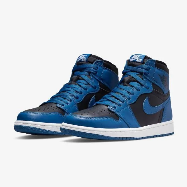 Nike Air Jordan 1 Retro High OG (Dark Marina Blue/ Black...