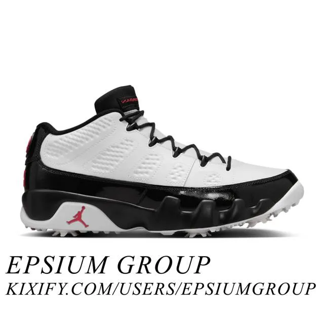 Nike Air Jordan 9 Low Golf (White Black True Red/ White/...