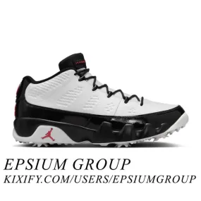 Nike Air Jordan 9 Low Golf (White Black True Red/ White/...