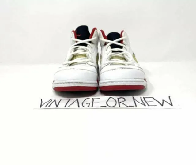 Nike Air Jordan V 5 Fire Red 2013 Retro TD Toddler 44089...