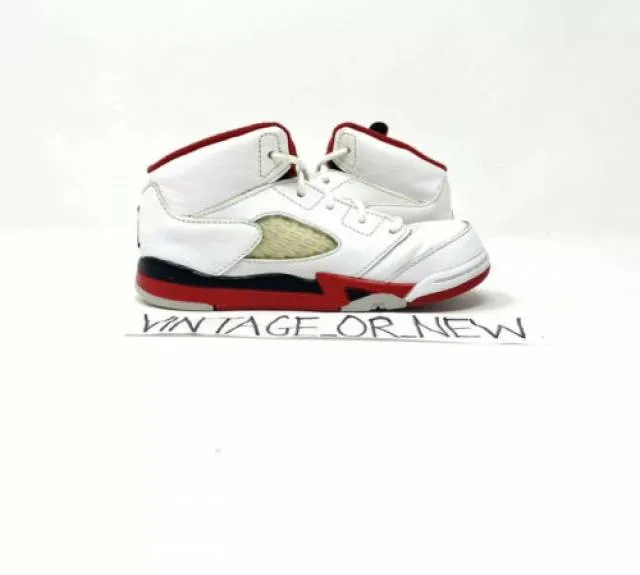 Nike Air Jordan V 5 Fire Red 2013 Retro TD Toddler 44089...