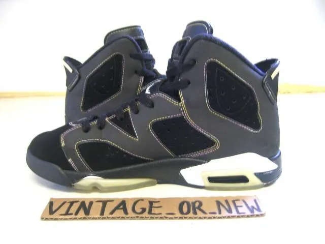 Nike Air Jordan VI 6 Lakers Retro 2010 sz 6.5Y