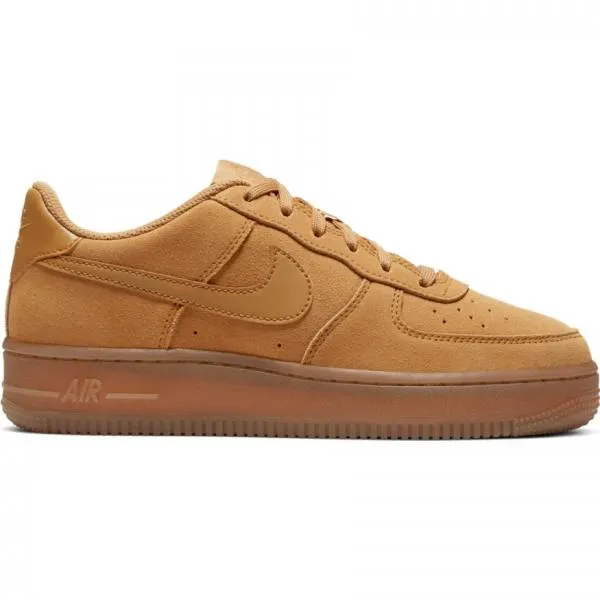 Nike - Boy - GS Air Force 1 Low - Wheat/Gum Light Brown