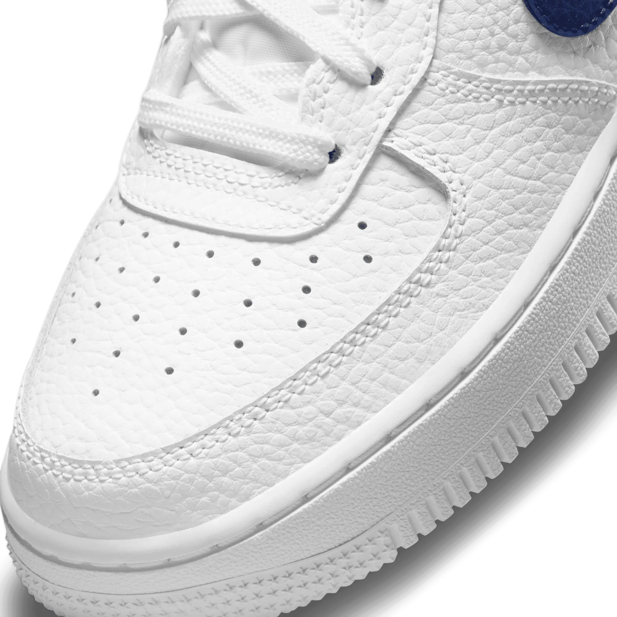 Nike - Boy - GS Air Force 1 - White/Deep Royal Blue/University Red