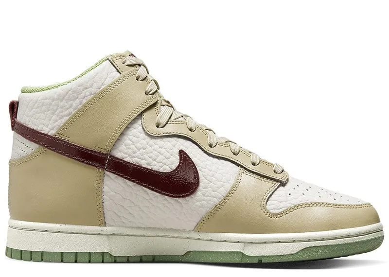 Nike Dunk High Tumbled Tan White Brown (W)