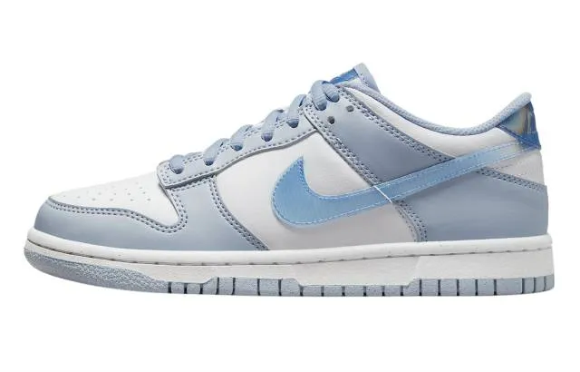 Nike dunk low gs blue iridescent