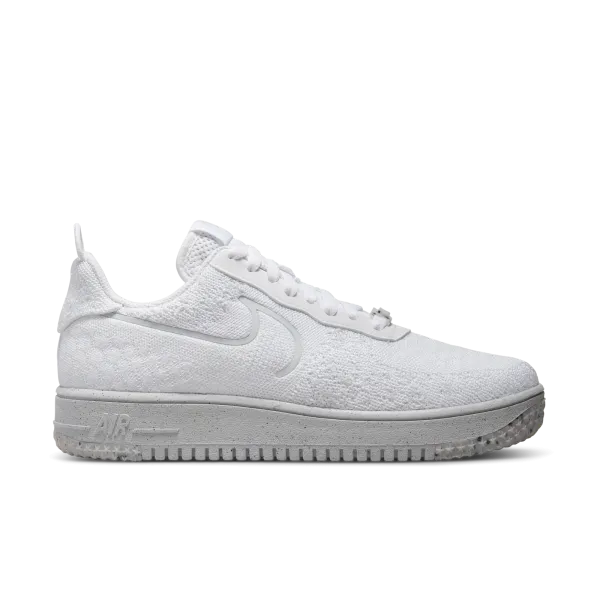 Nike - Men - Air Force 1 Crater Flyknit - White/Platinum Tint