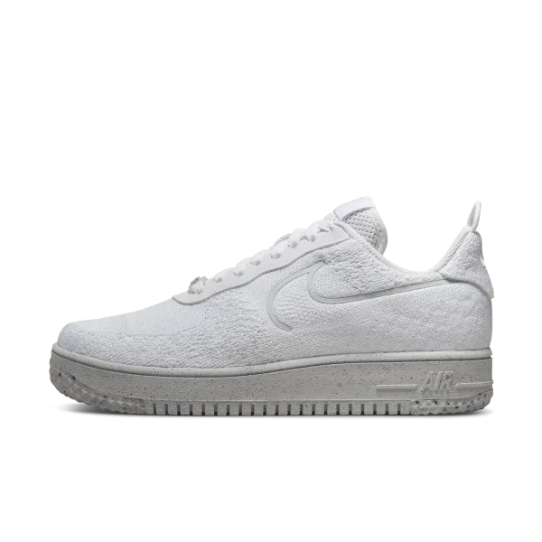 Nike - Men - Air Force 1 Crater Flyknit - White/Platinum Tint