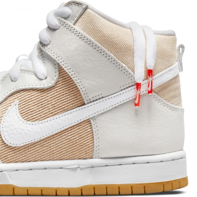 Nike SB Dunk High Pro ISO 'Orange Label Collection' (Natural/White-Natural-Natural)