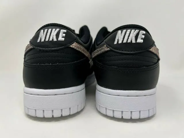 Nike W Dunk Low SE Primal Black Leopard Animal Swoosh Wo...