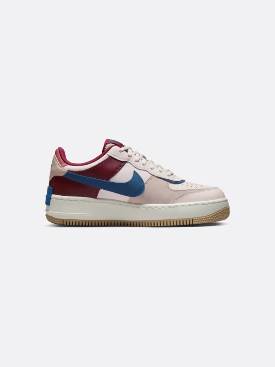 Nike - Women - Air Force 1 Shadow - Pink/Rust/Fossil Stone